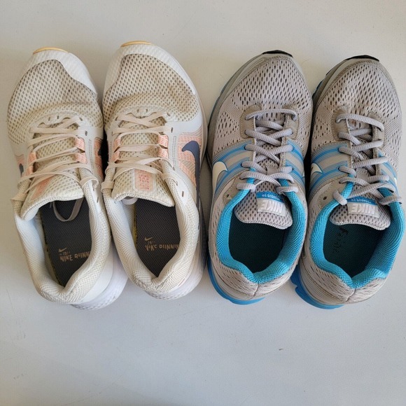 Nike Air Zoom Pegasus 29 / Run Swift 2 Gray Running Shoes Sneakers Women Sz‎ 7.5 - Picture 5 of 16